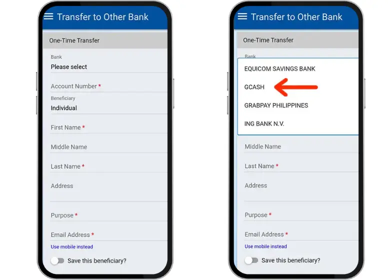 How to Transfer Money from Metrobank to GCash 