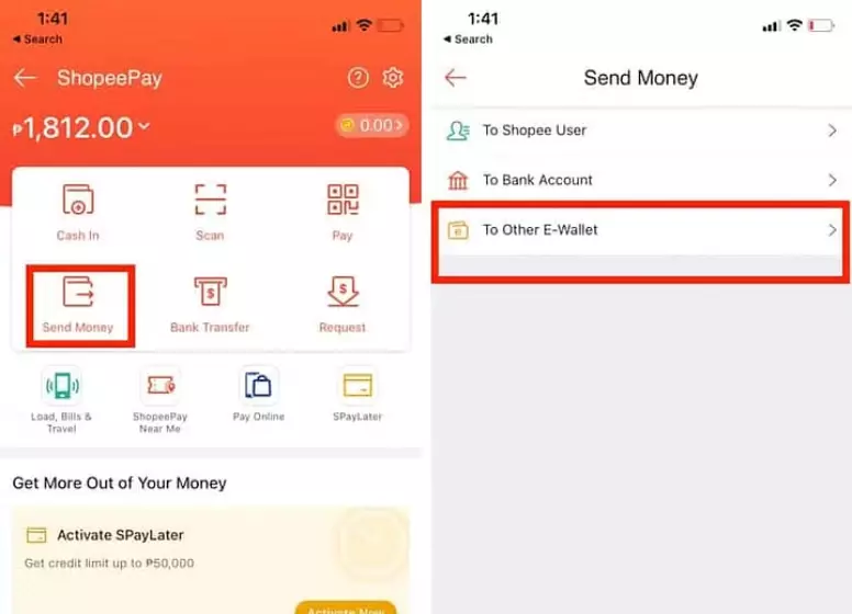 How To Send Money From ShopeePay To GCash
