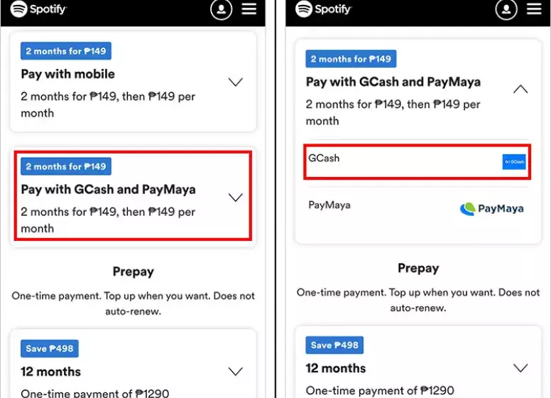 How to Pay for Spotify Premium Using GCash