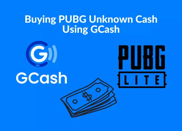 Buying PUBG Unknown Cash Using GCash