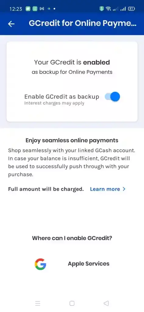 How to Link your GCash to your Apple iTunes Account