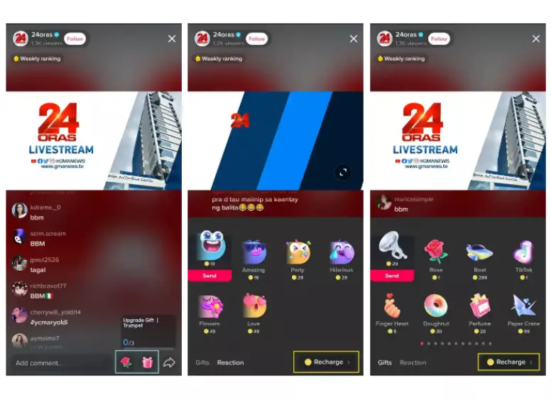 How to Buy Tiktok Live Gifts and Shop using GCash