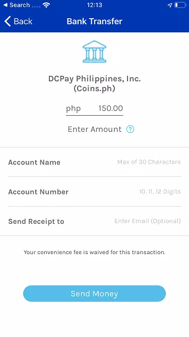  BillEase Payment via COINS.PH is possible with GCash