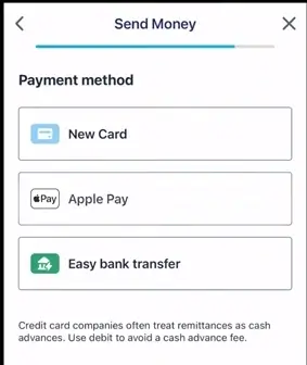 Choose a payment method
