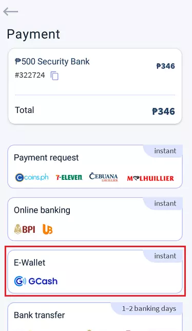 Using the BillEase app to pay