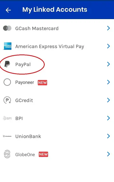 select PayPal
