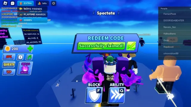 blade ball codes